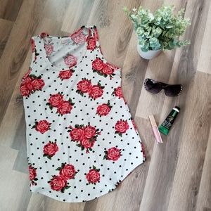 Lularoe Floral Tank Top- Medium